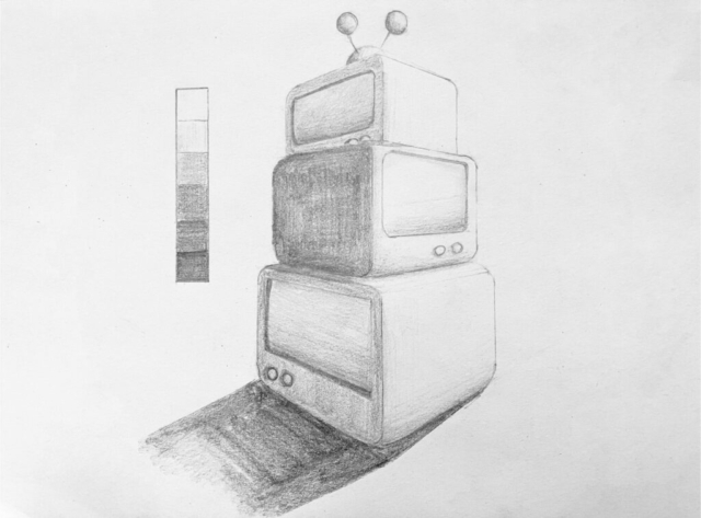 TV Stack Shaded