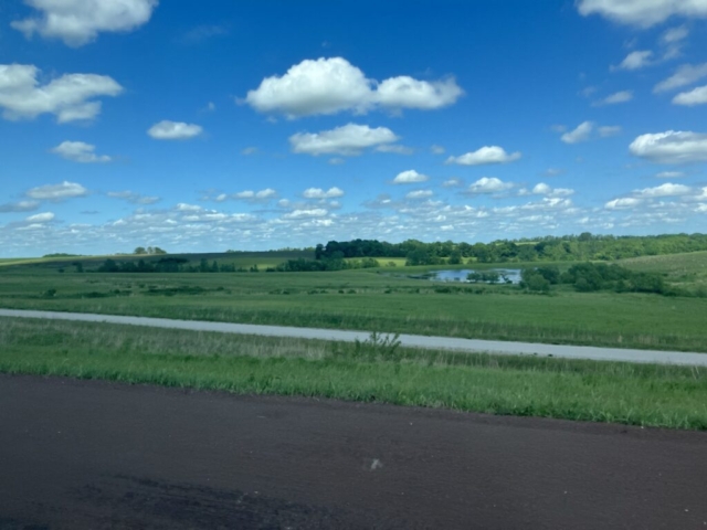 an unedited image from the highway somewhere in the midwest