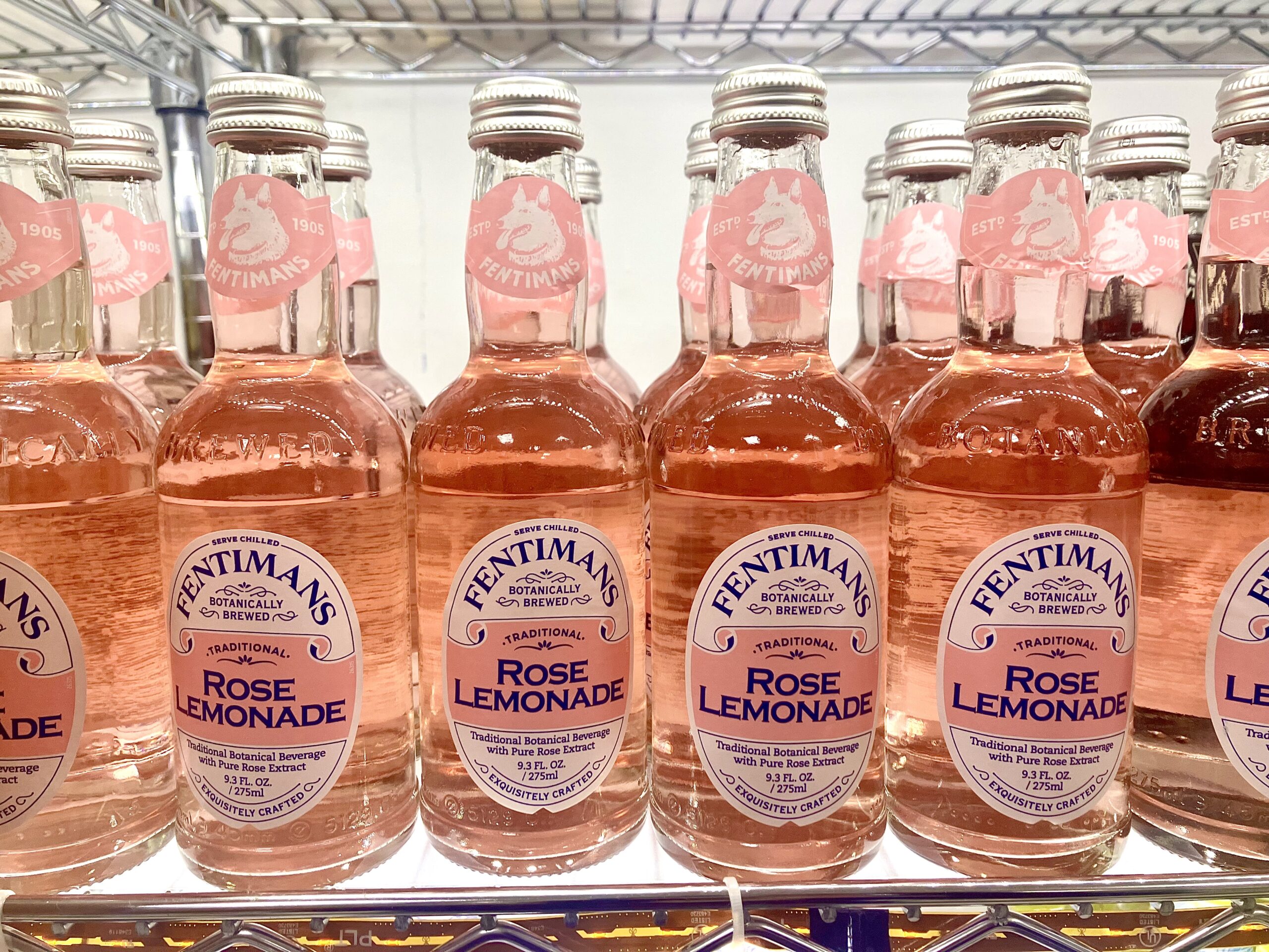 Rose Lemonade on a shelf